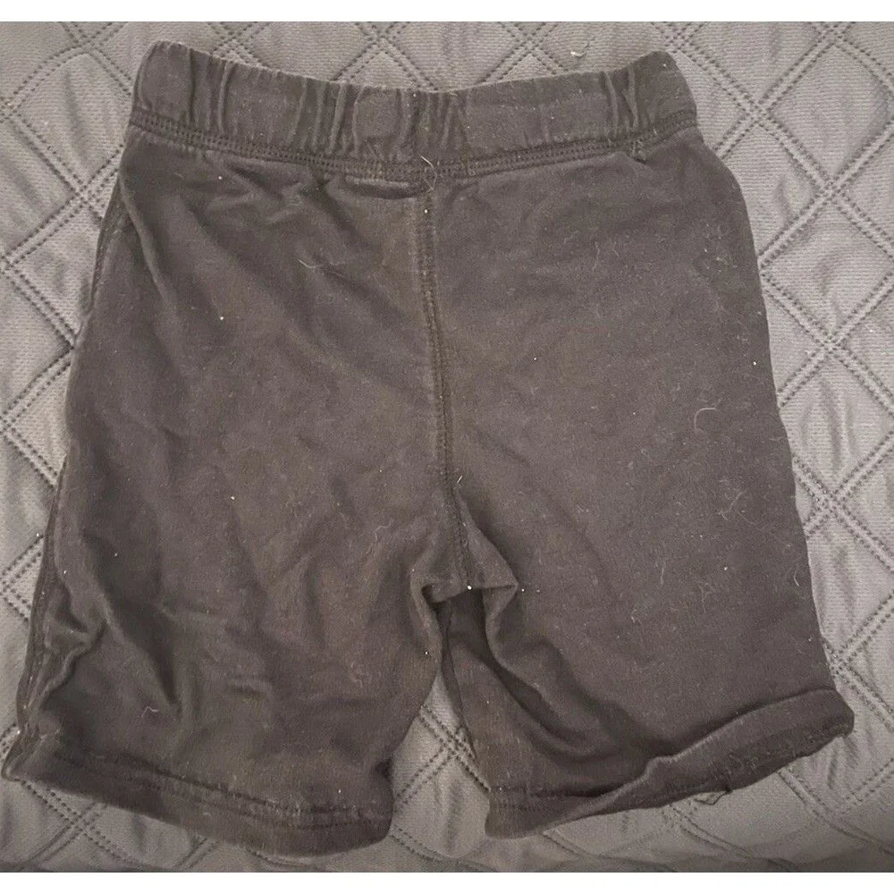 Carter's Boy Navy Black Pull-On Shorts Sweatshorts Size 6